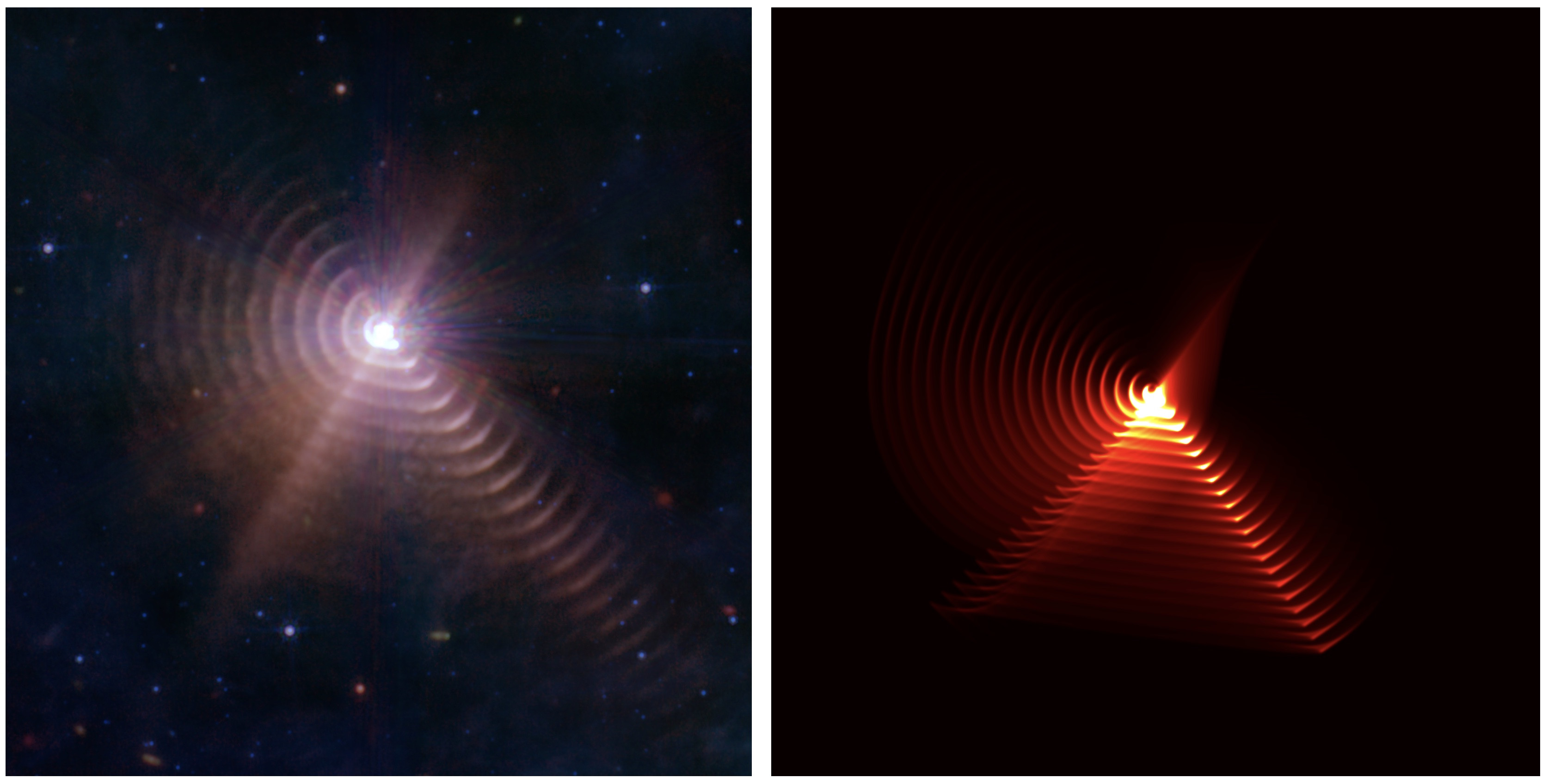 The Webb Telescope has captured the rings created by massive stars