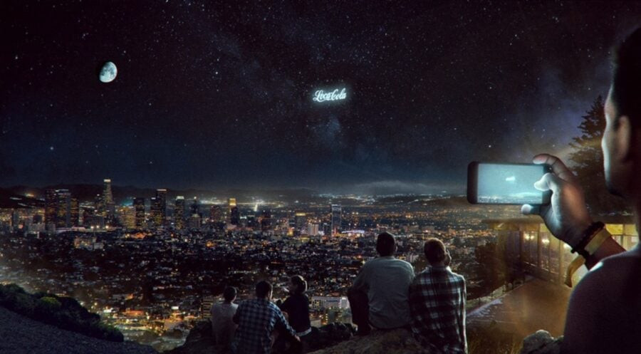 Astronomers call for a ban on advertising in space