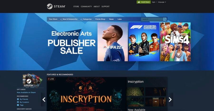 У Valve заявили, що працюють над відновленням платежів Steam для українських розробників