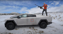 Tesla Cybertruck won't save you from a large-caliber bullet: blogger tests the limits of the steel body's protective capabilities of the new pickup