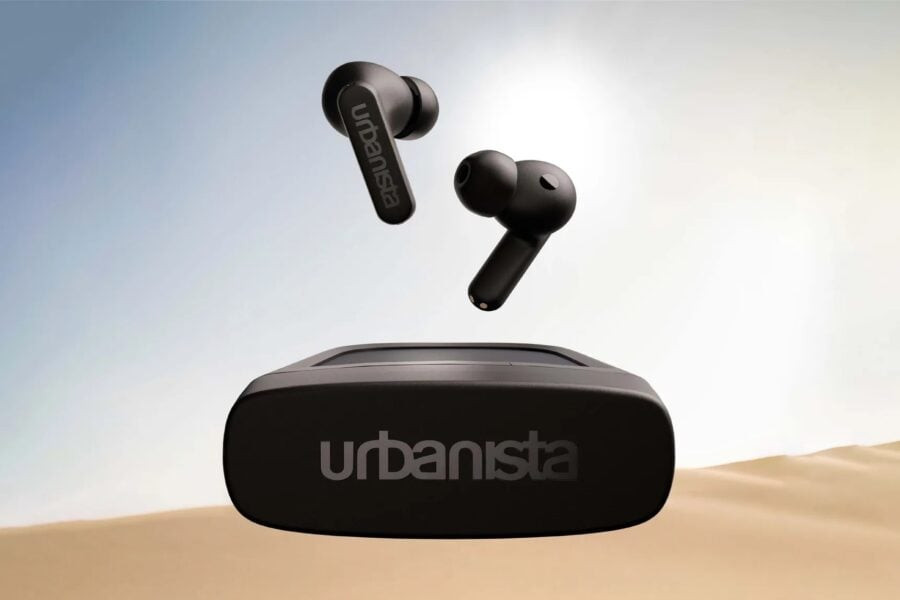 Urbanista presented Phoenix TWS headphones with a solar panel on the case