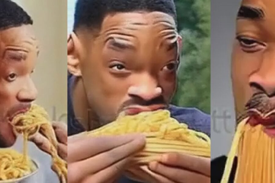 Will Smith eagerly eats spaghetti: how the AI-generated video that is conquering the Internet was created