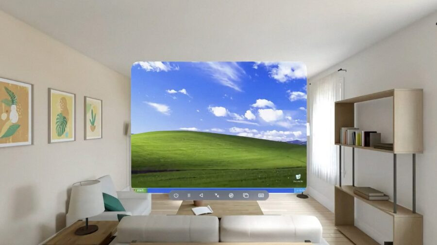 Ностальгічне: в Apple Vision Pro вже працює емулятор Windows XP