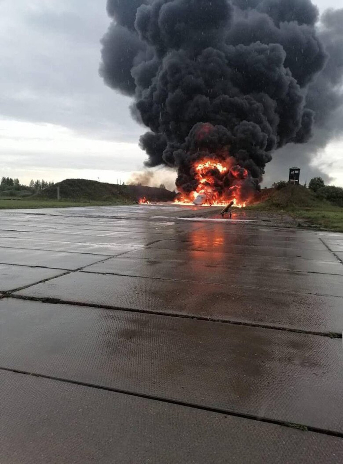 Ту-22М3 у вогні внаслідок диверсії
