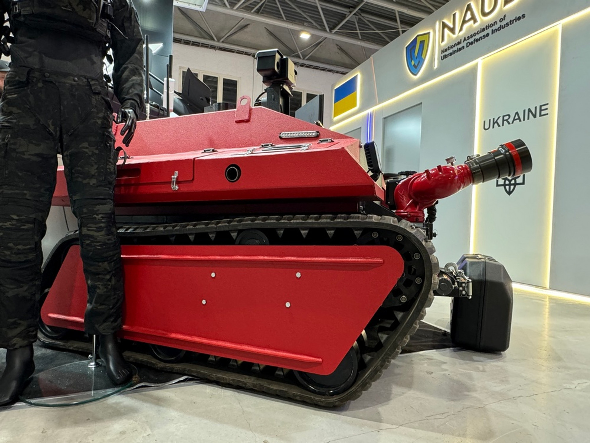 Протипожежний робот Tengu-5 на виставці SECURITY 2.0
