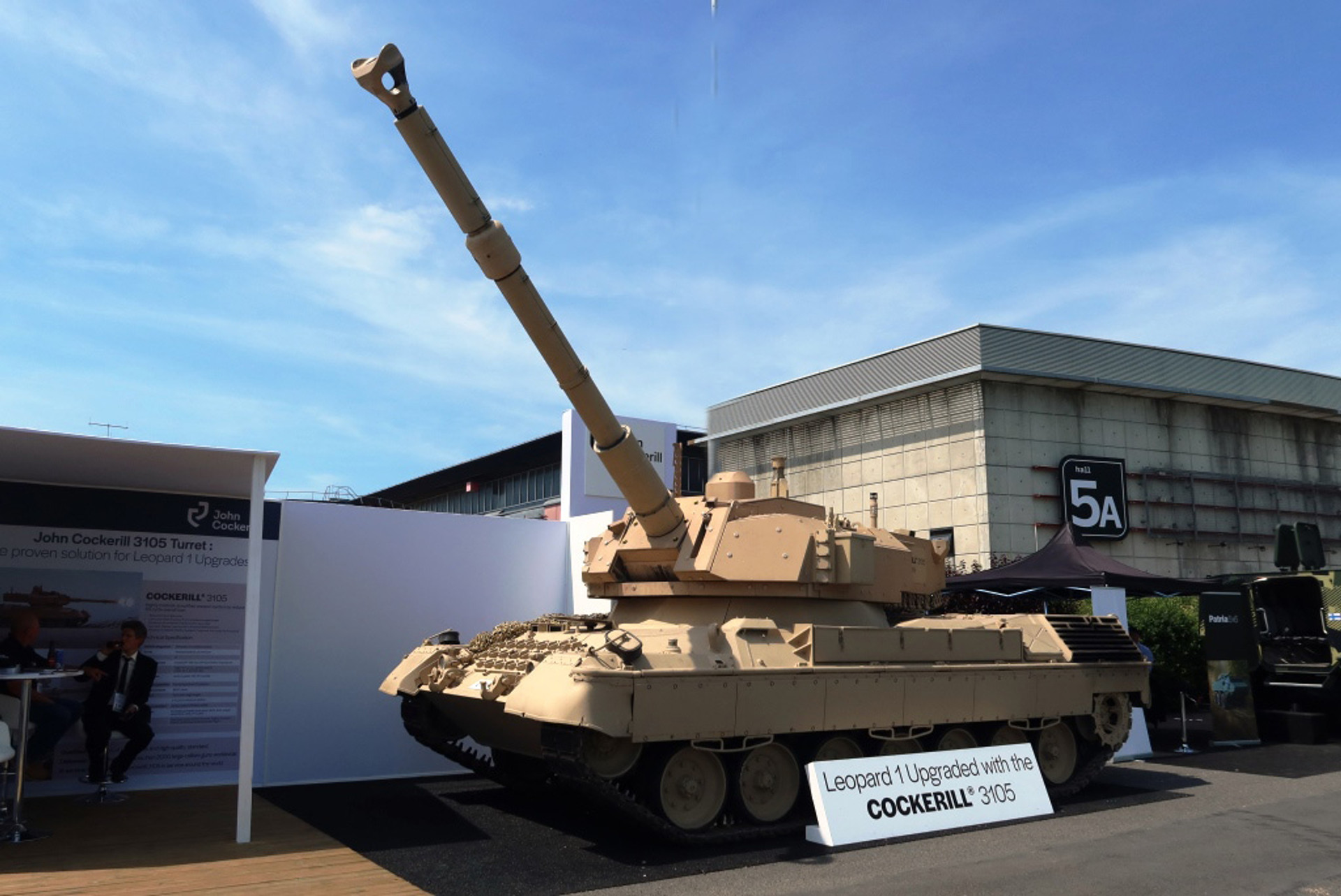 Танк Leopard 1A5 з модернізованою баштою Cockerill 3105
