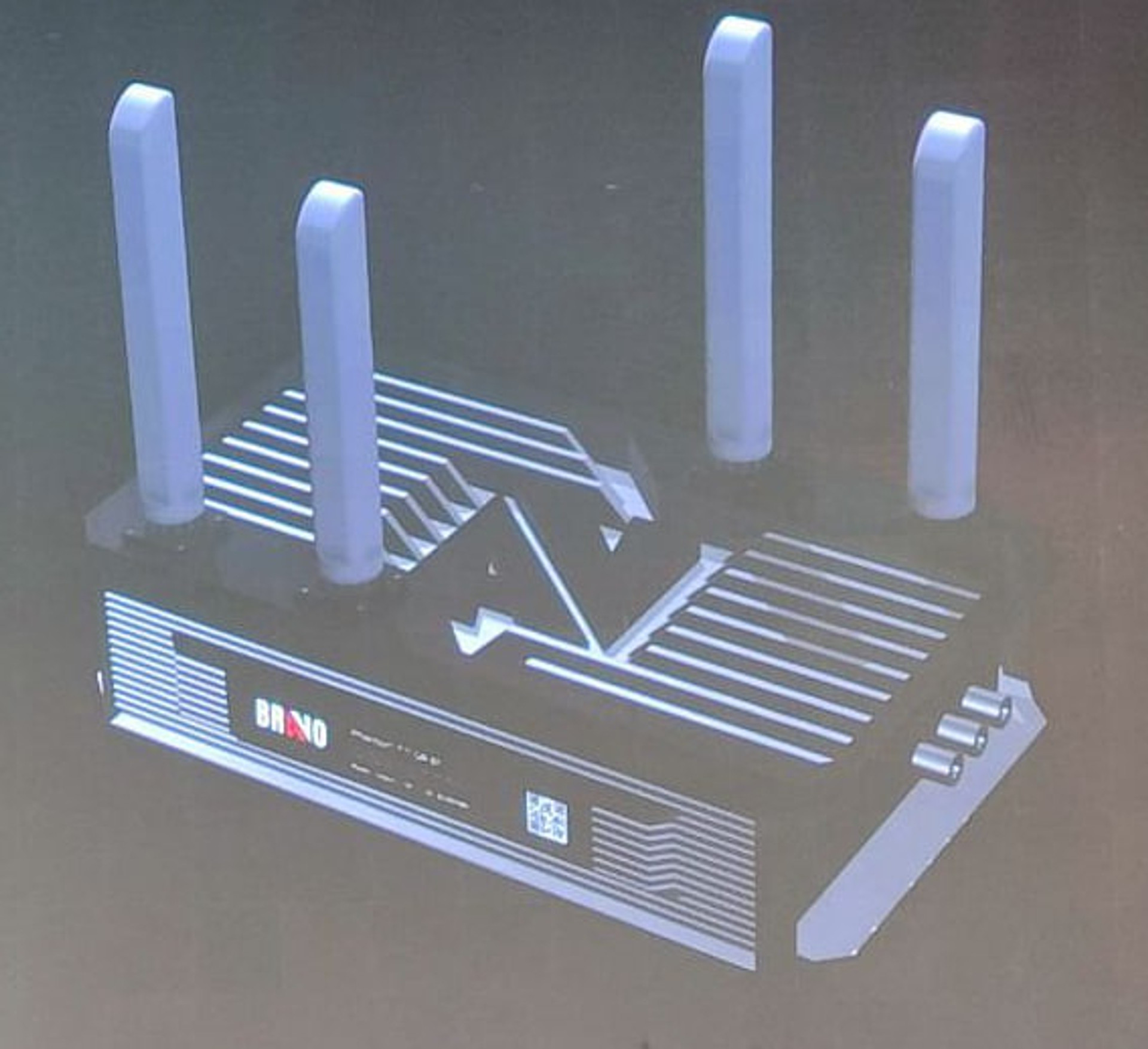 View of the node for the Phantom 3.0 communication system