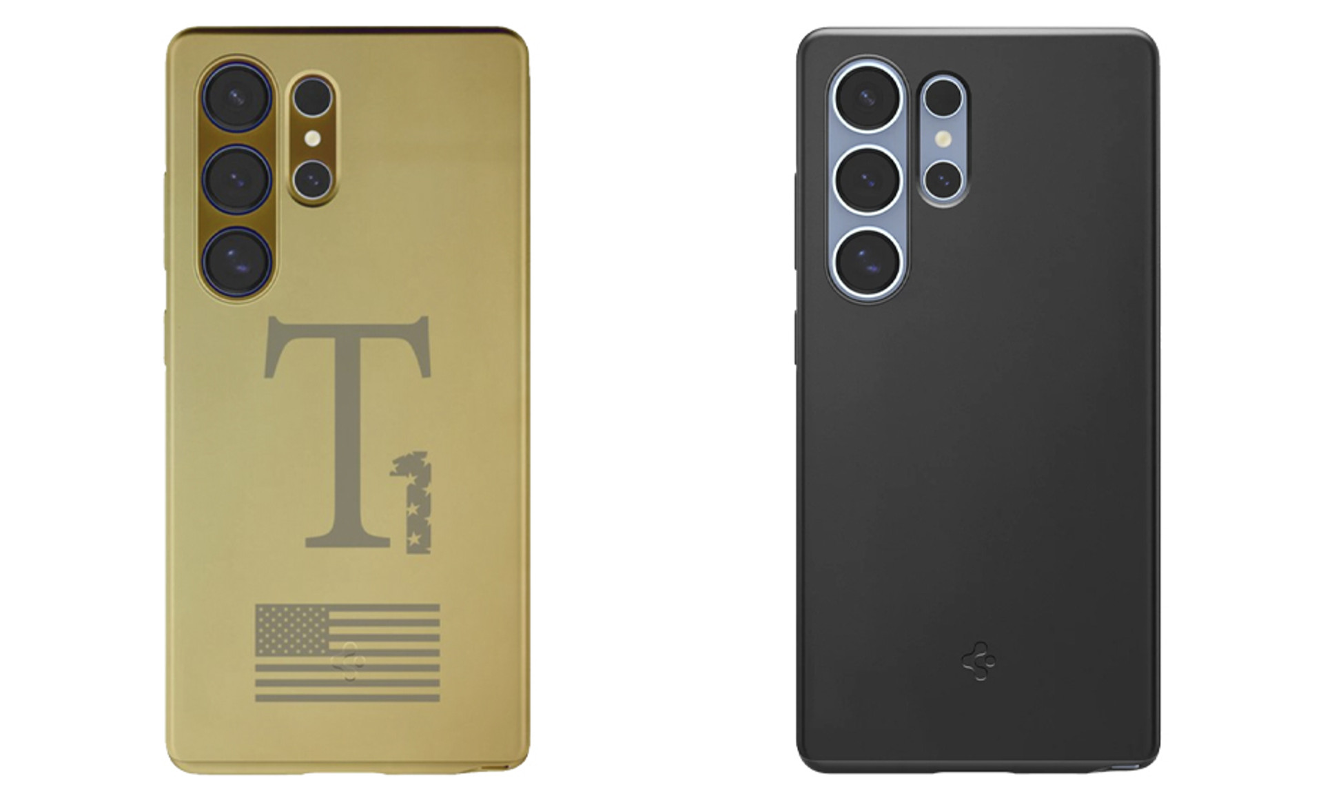 Trump Mobile T1 та Samsung Galaxy S25 Ultra.