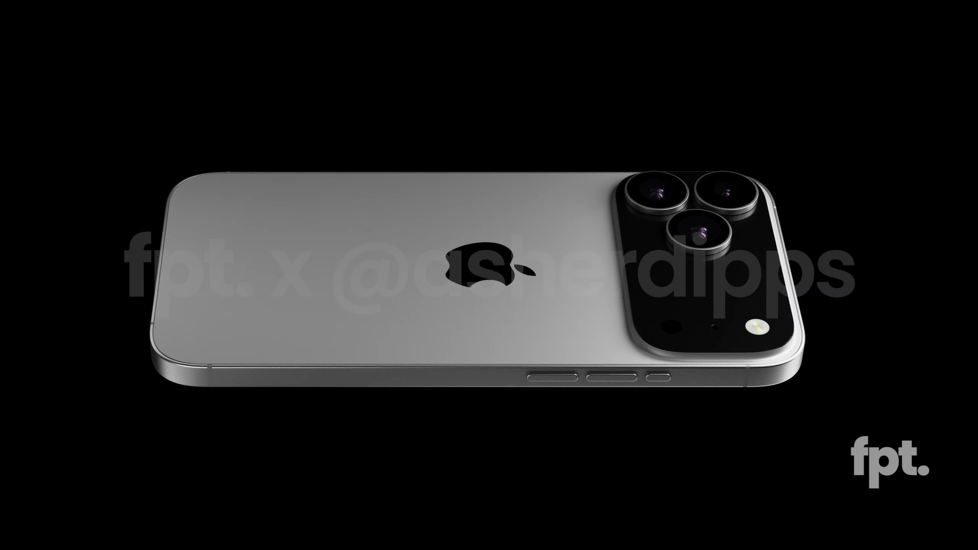 Possible design of iPhone 17 Pro smartphones, which appeared earlier