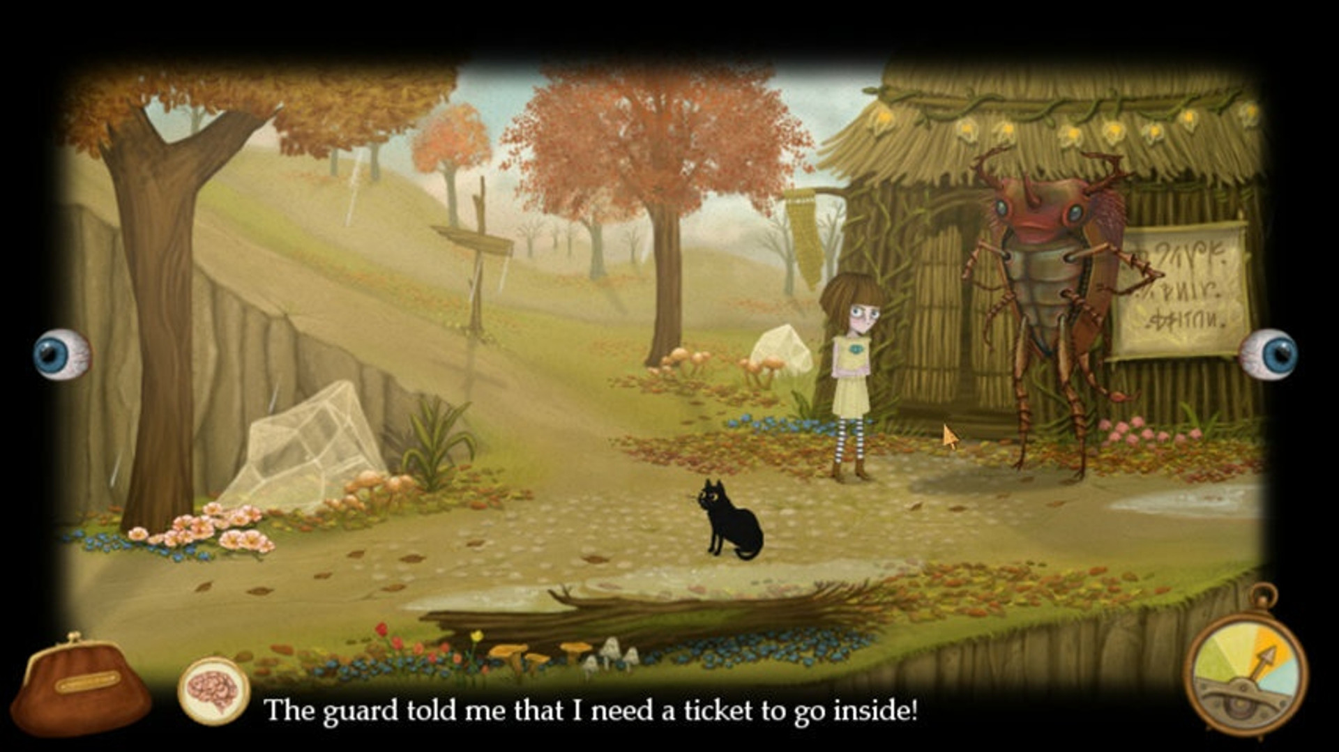 Кадр з гри Fran Bow (2015)