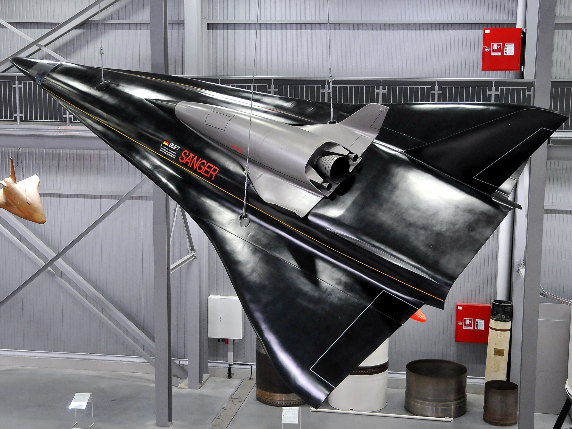 Модель авіакосмічної системи Messerschmitt-Bölkow-Blohm Sänger у Технічному Музеї Шпайєр.