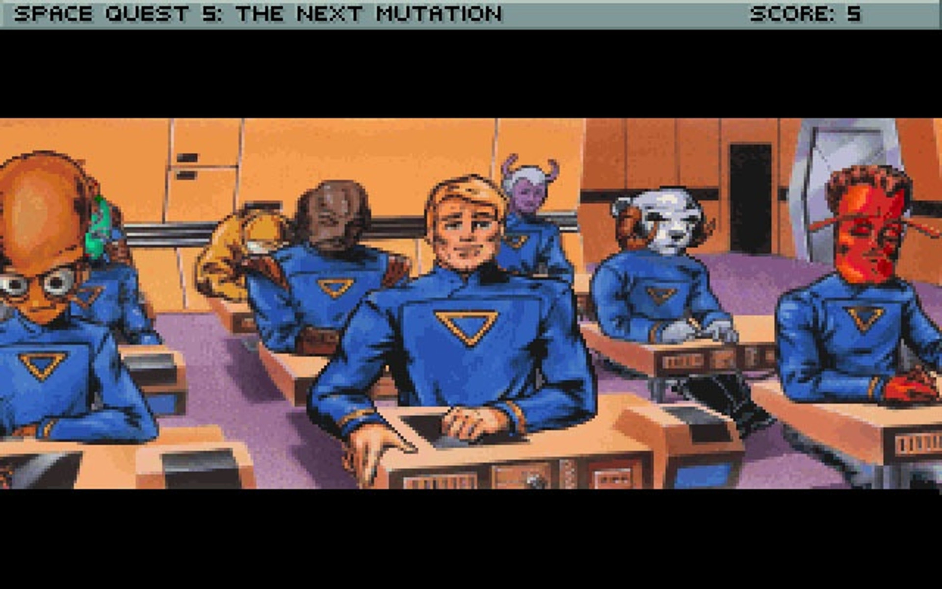 Кадр з гри Space Quest V (1993)