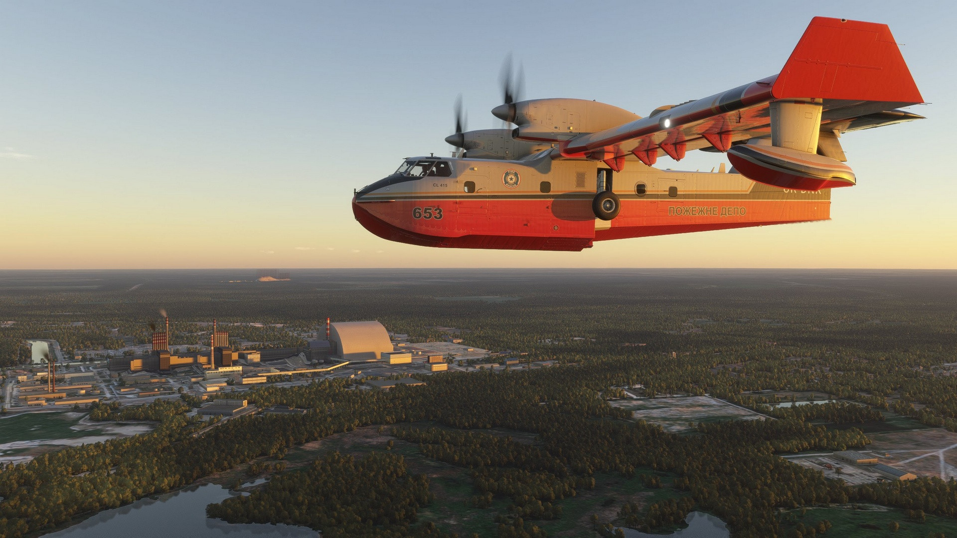 Still from the game Microsoft Flight Simulator 2024