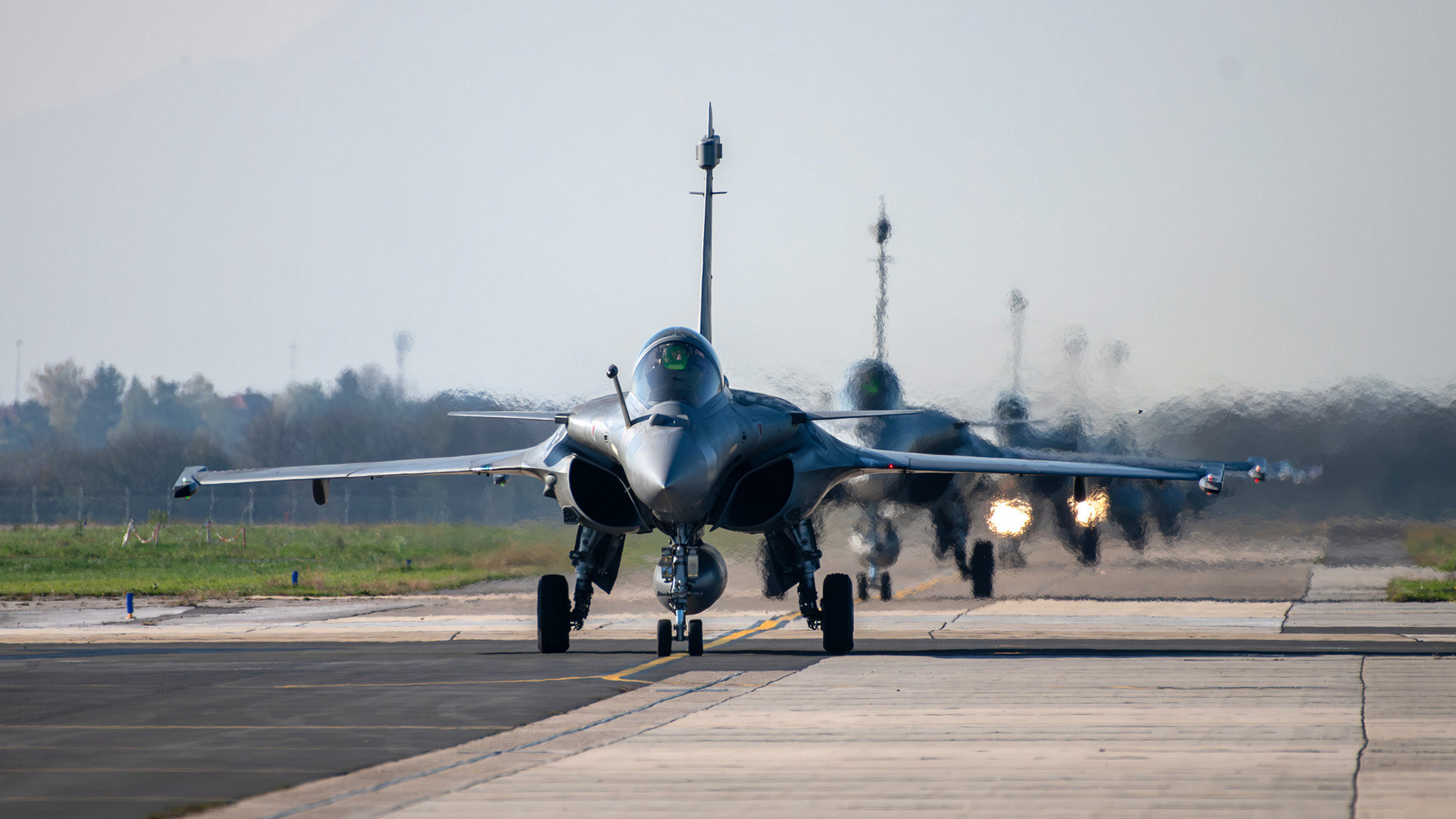Хорватські винищувачі Dassault Rafale F3-R з двигунами Snecma M88, аеропорт Загреба, 2024 рік