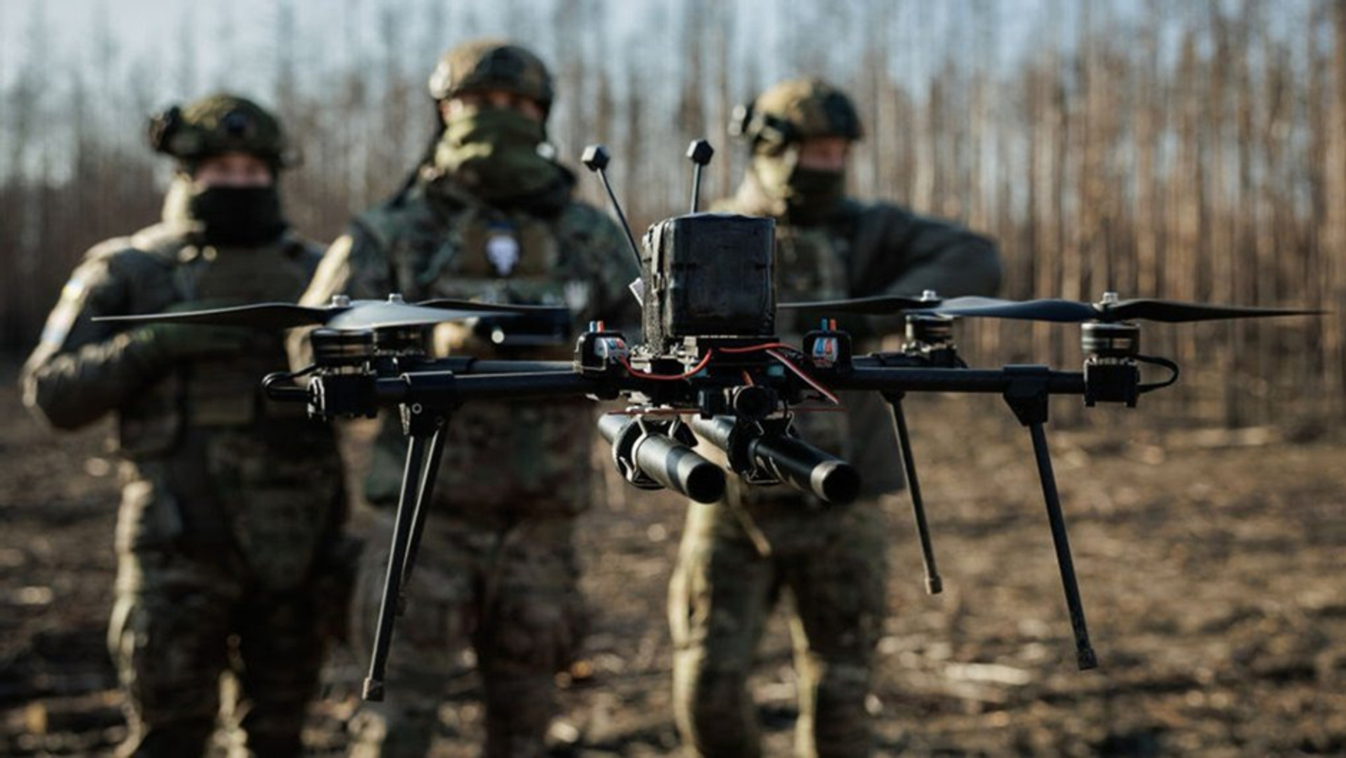 Ukrainian military tests FPV drone / Photo by Serhii Mykhalchuk