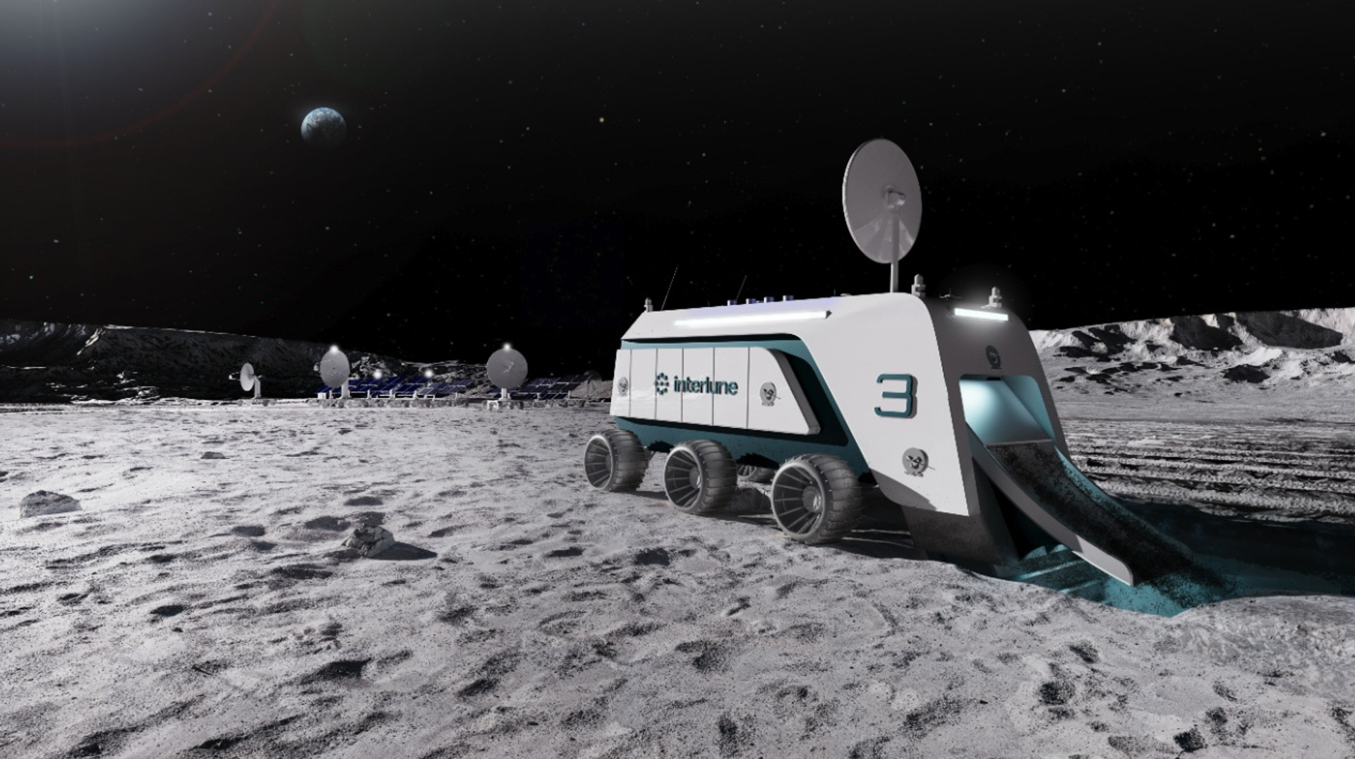 Так може виглядати фінальна версія Interlune Harvester на Місяці