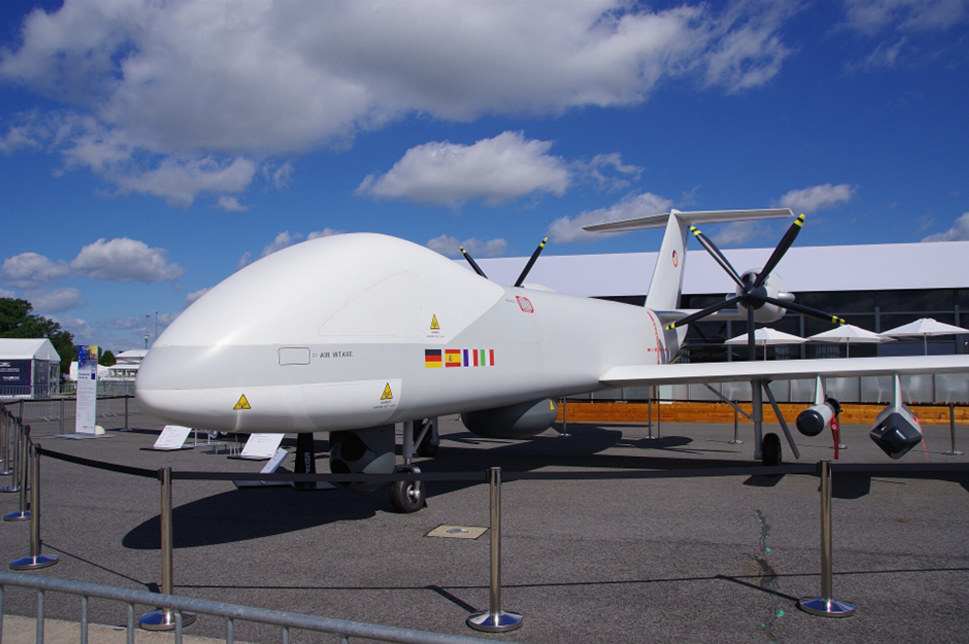 Макет БПЛА MALE/Eurodrone