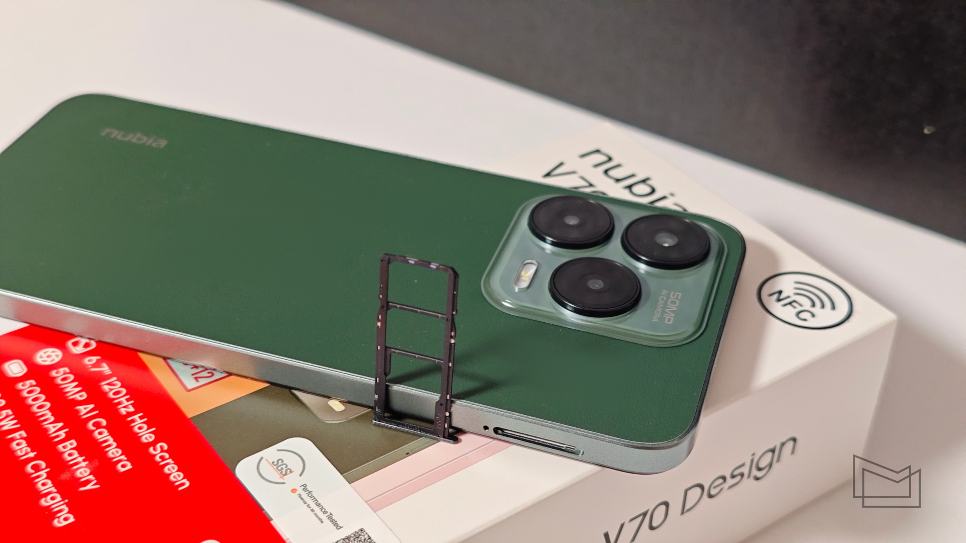 nubia V70 Design: продуктивність