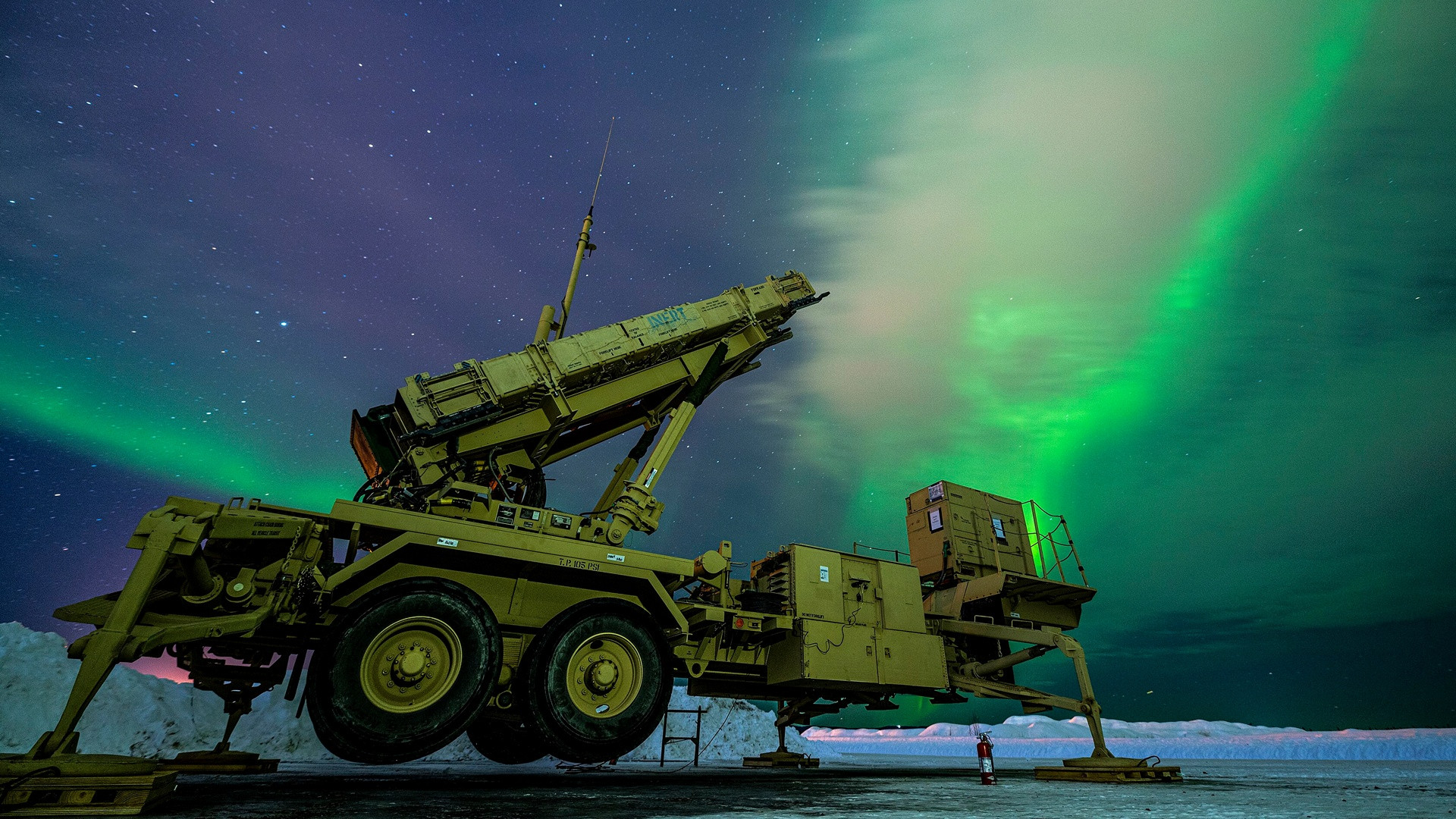 Пускова установка Patriot M903 під час навчань ARCTIC EDGE 2022, авіабаза Аєлсон, Аляска, 2022 рік