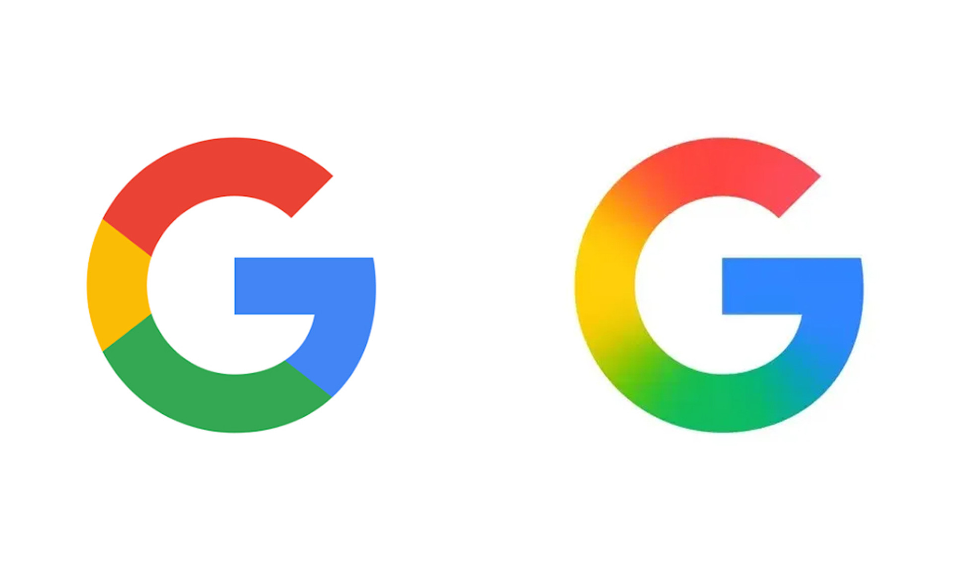 Old and new G icon