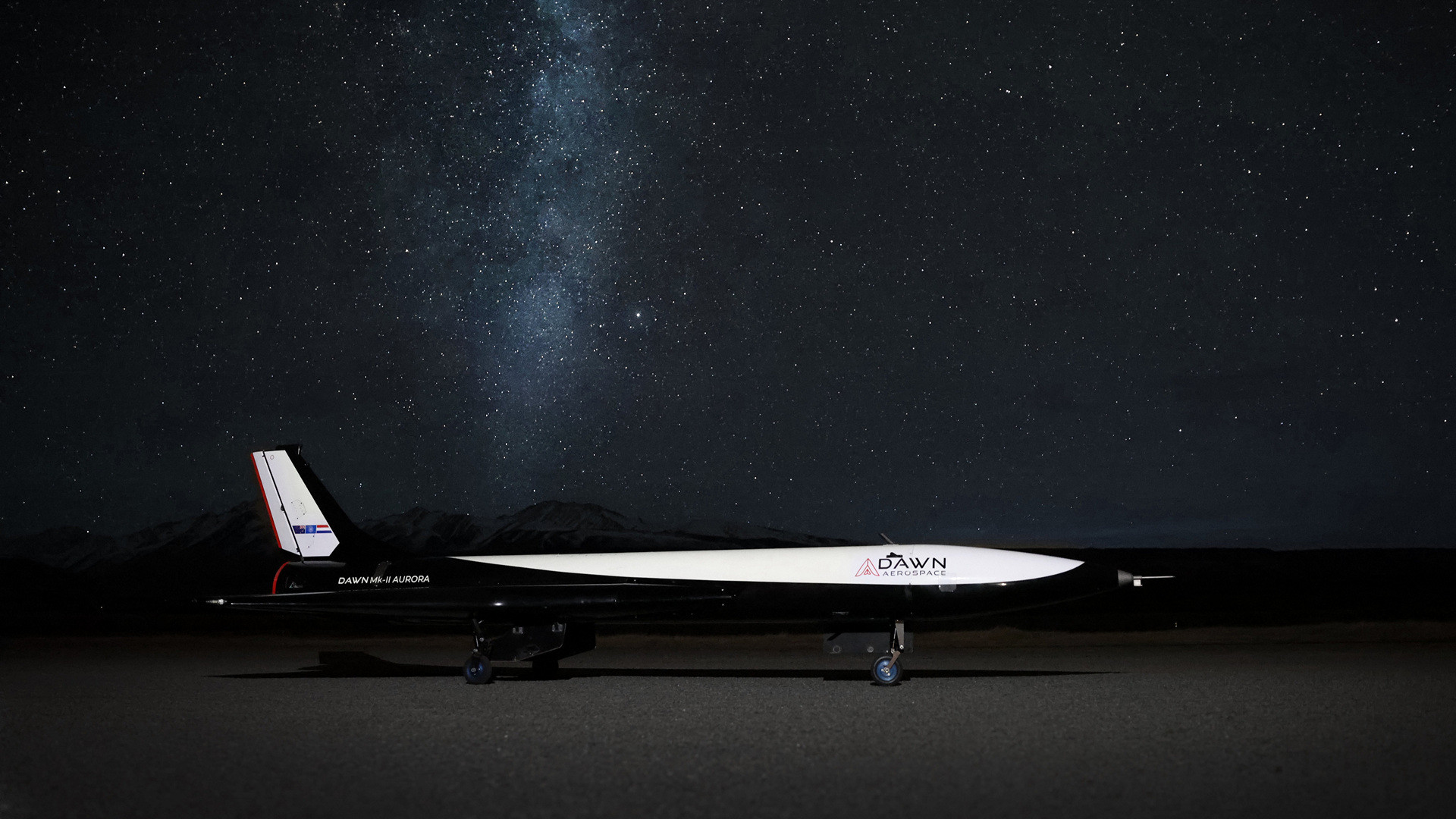 Промофотографія Dawn Aerospace Mk-II Aurora. Грудень 2024 року
