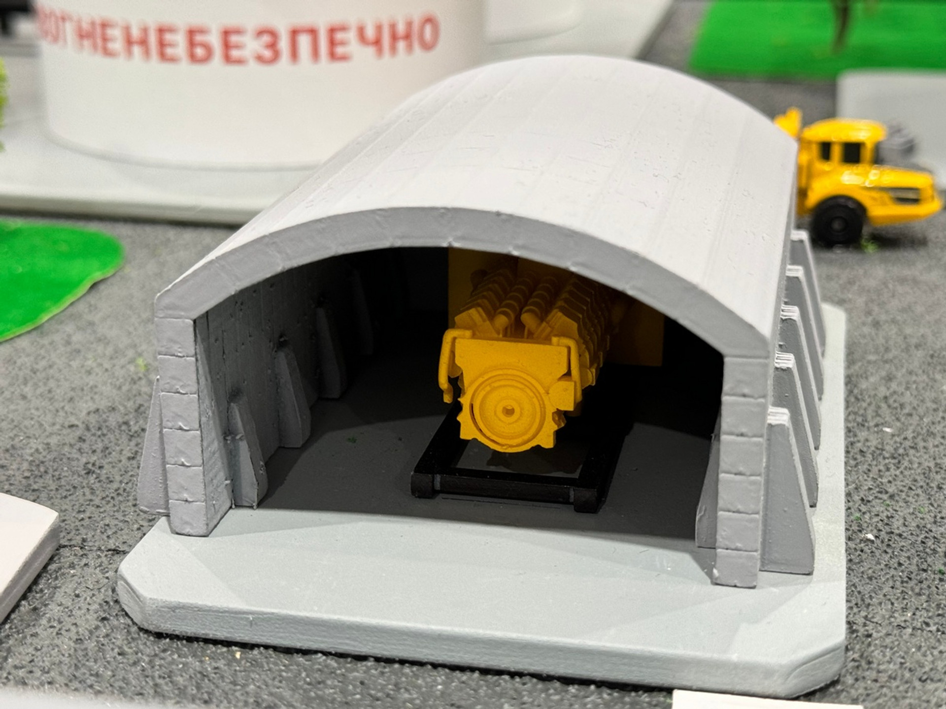 Макет укриття Бастіон для захисту енергетичних установок