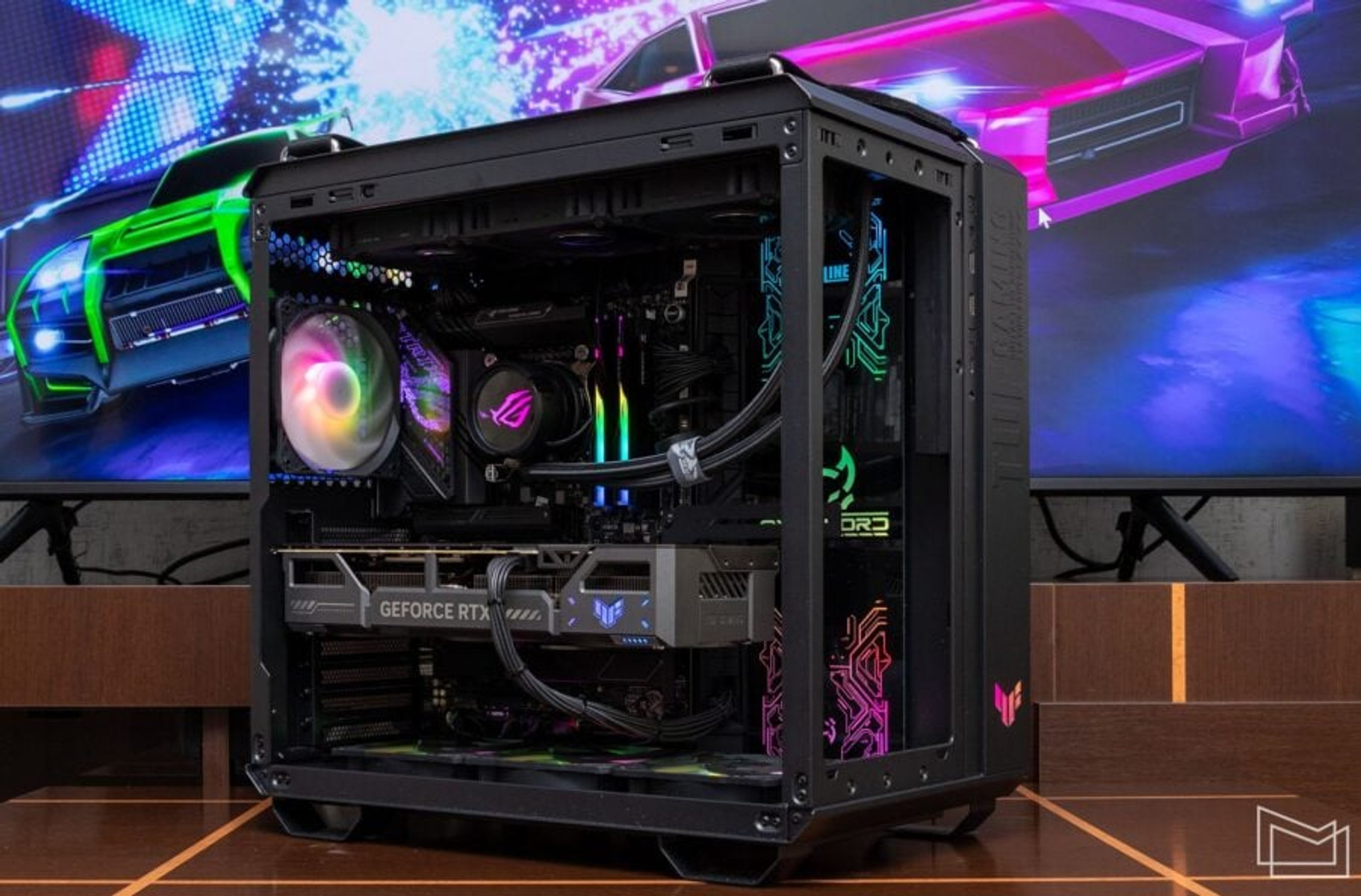 ASUS TUF Gaming GeForce RTX 5070 Ti OC on desktop PC