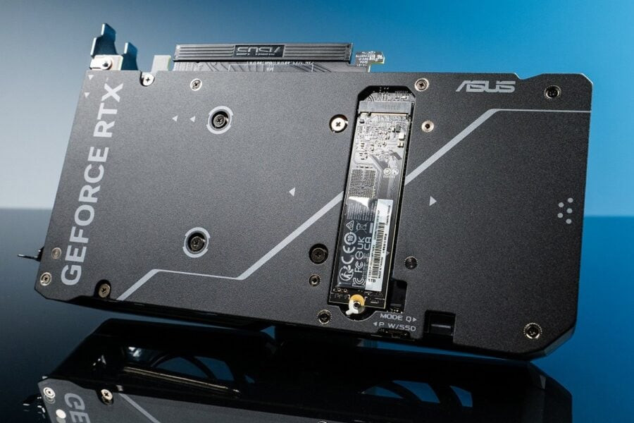 ASUS Dual GeForce RTX 4060 Ti SSD back