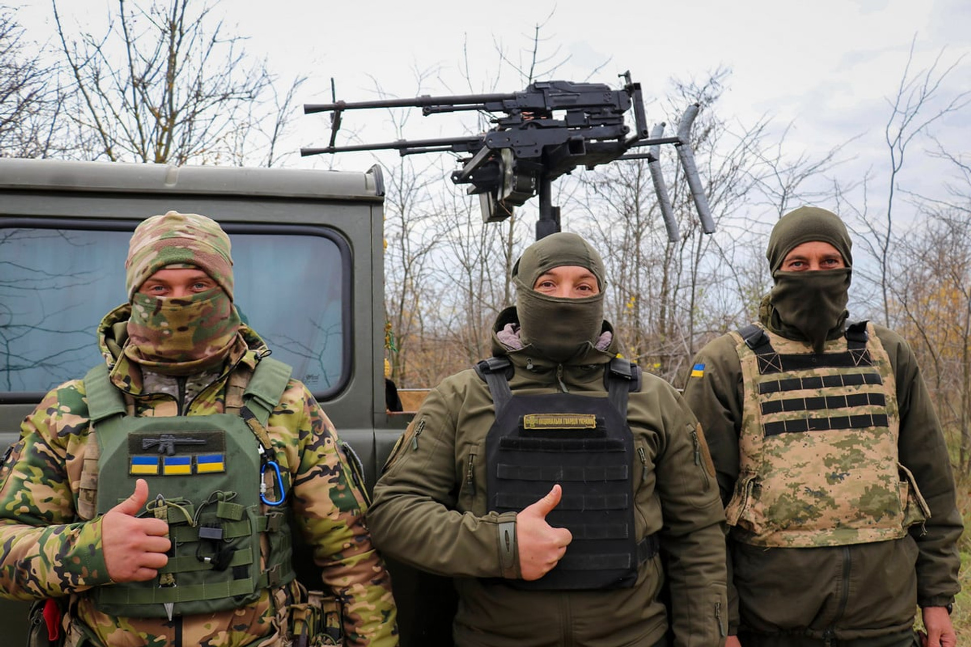 Зенітні бандеромобілі з кулеметами ПКТ проти дронів-камікадзе Shahed-136
