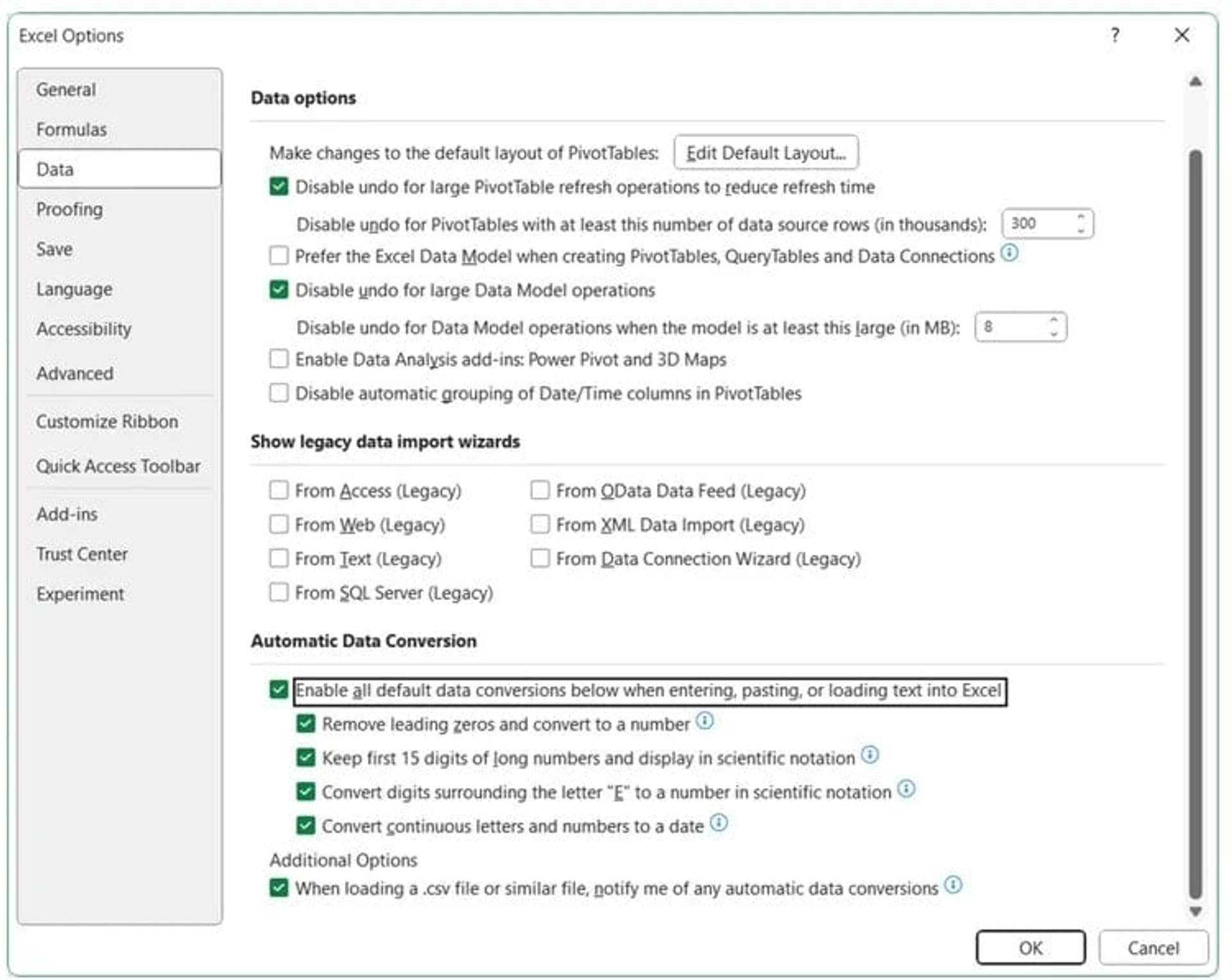Microsoft Excel