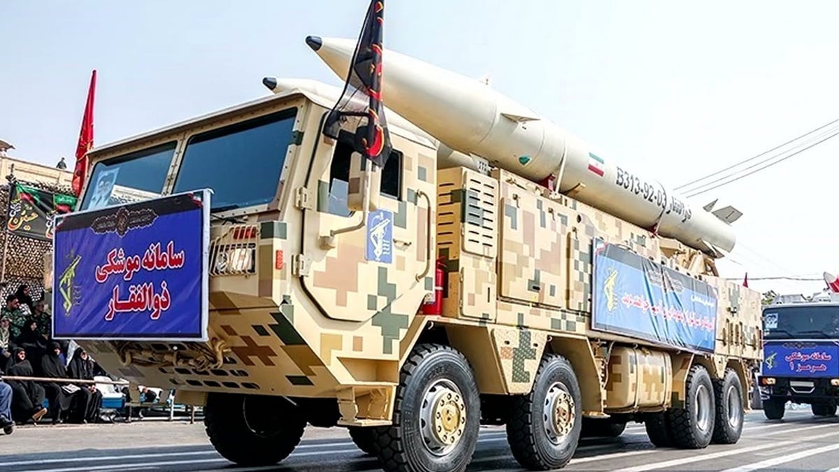 Fateh-110 ballistic missiles