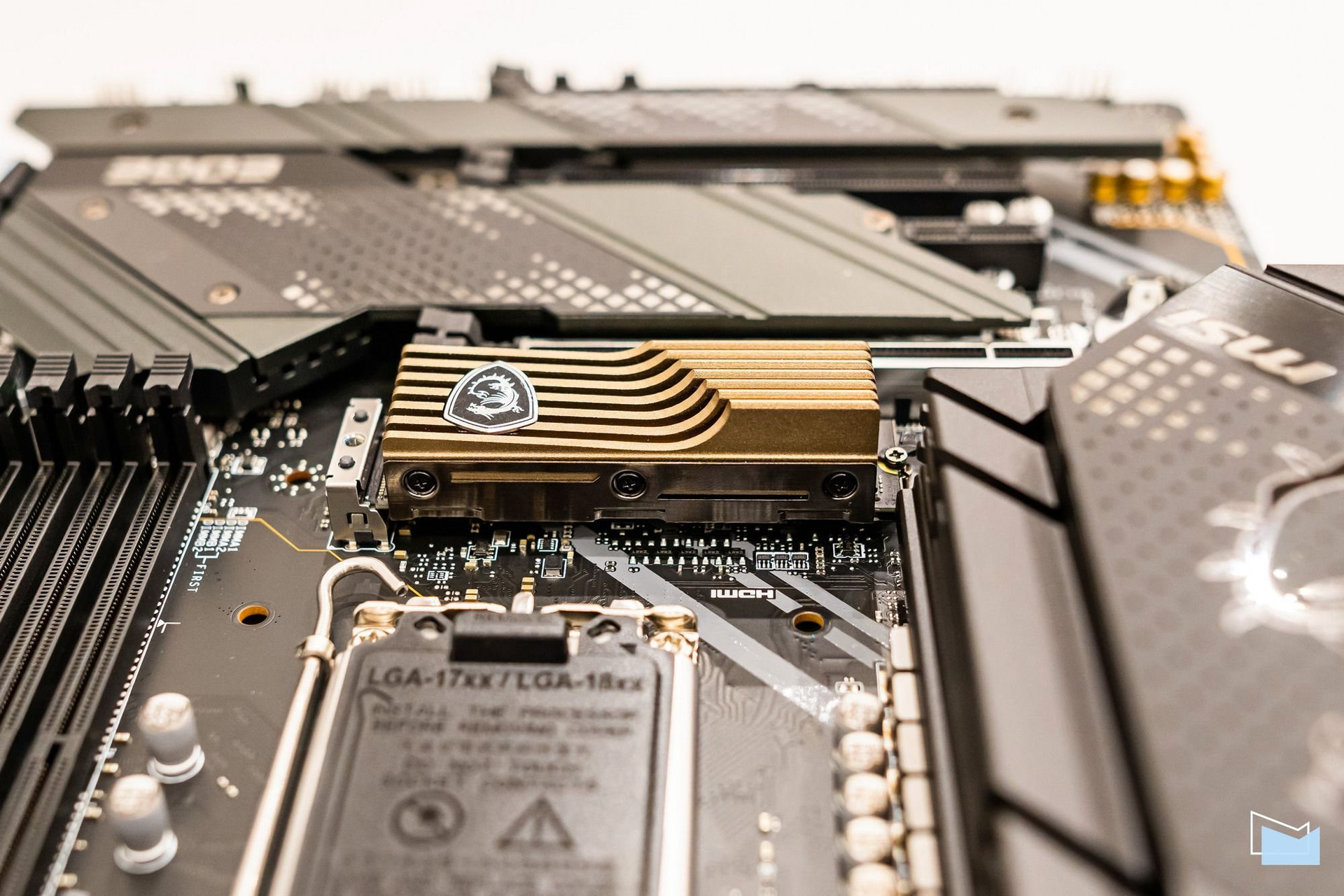 MSI Spatium M480 in motherboard