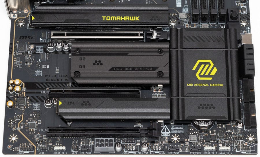 MSI MAG X870 TOMAHAWK WiFi storage M.2