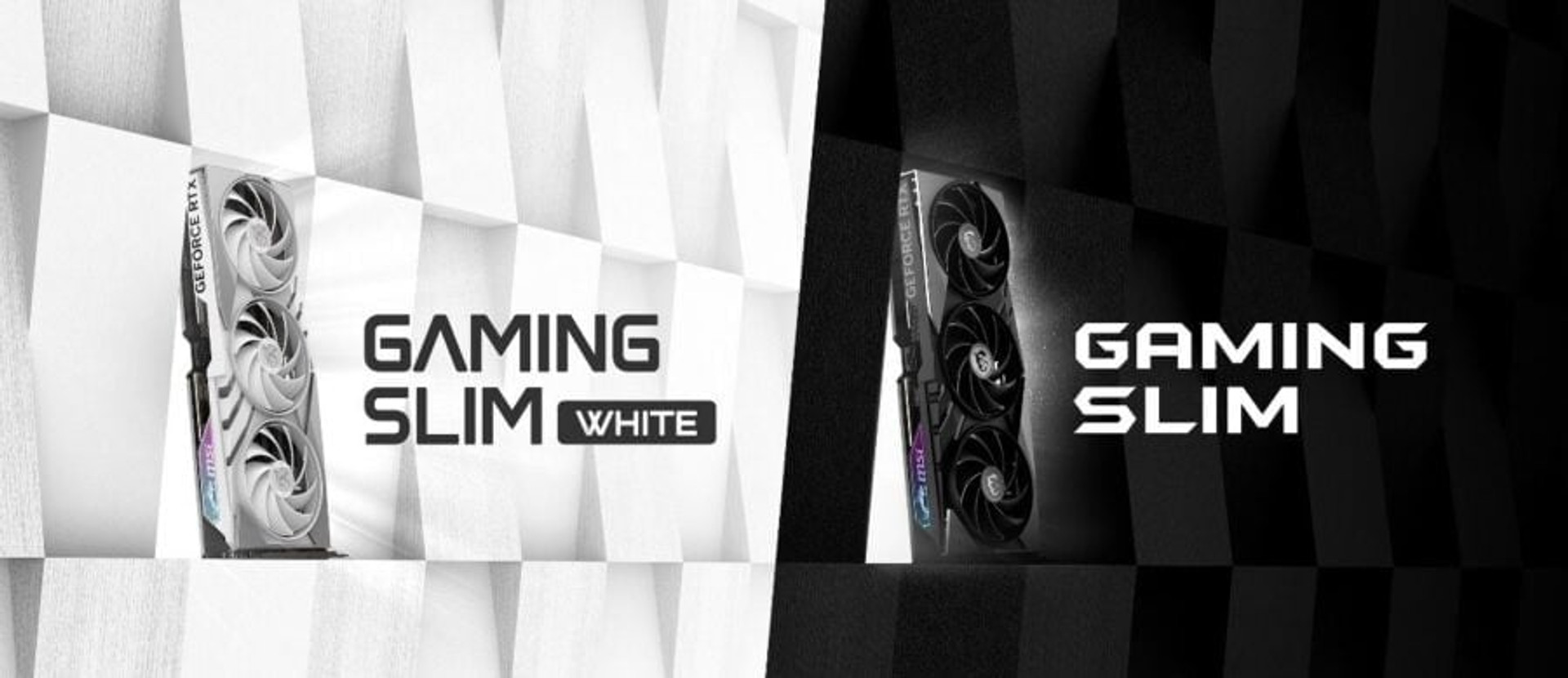 MSI GAMING SLIM black&white 