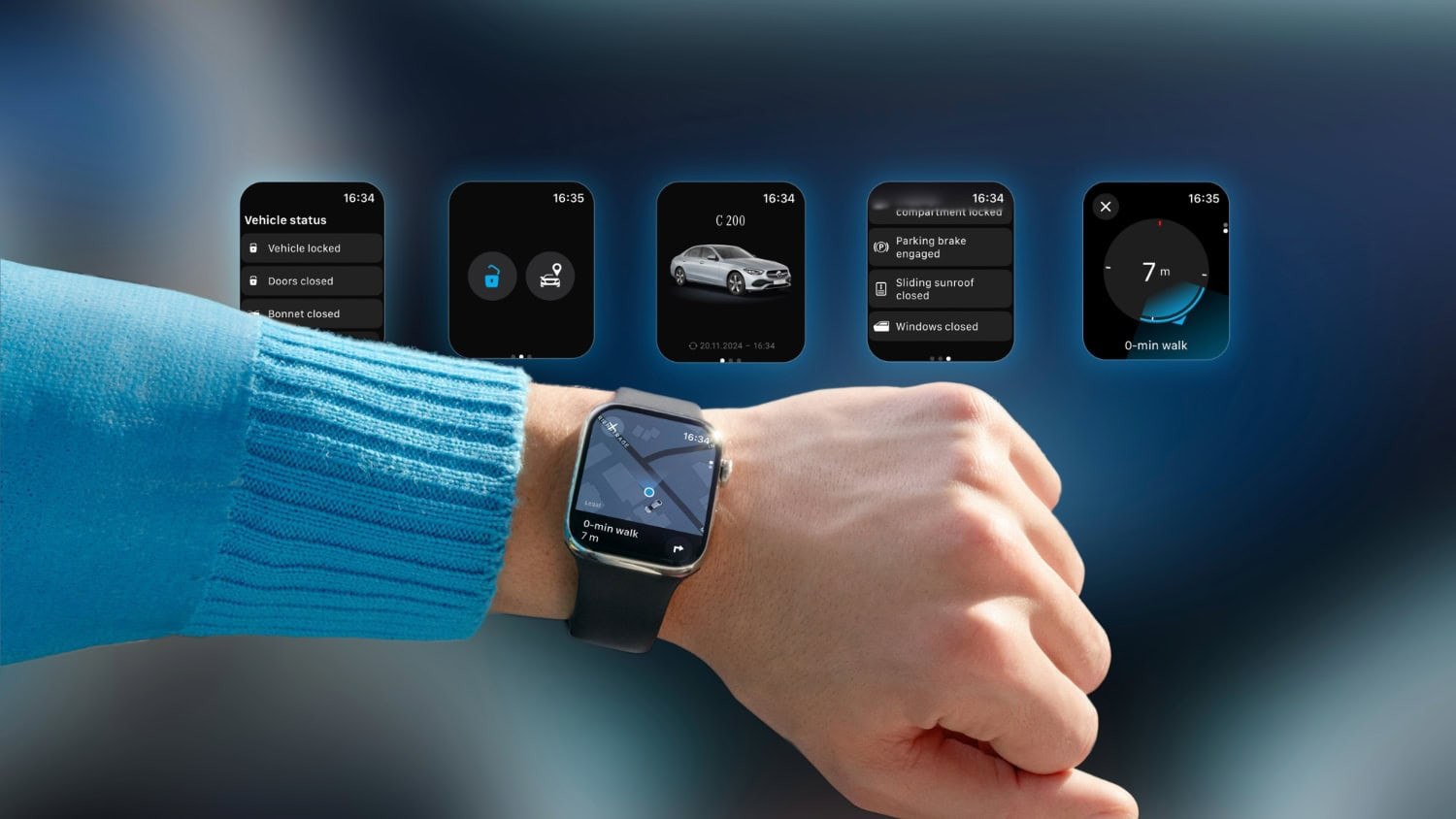 Mercedes app for Apple Watch