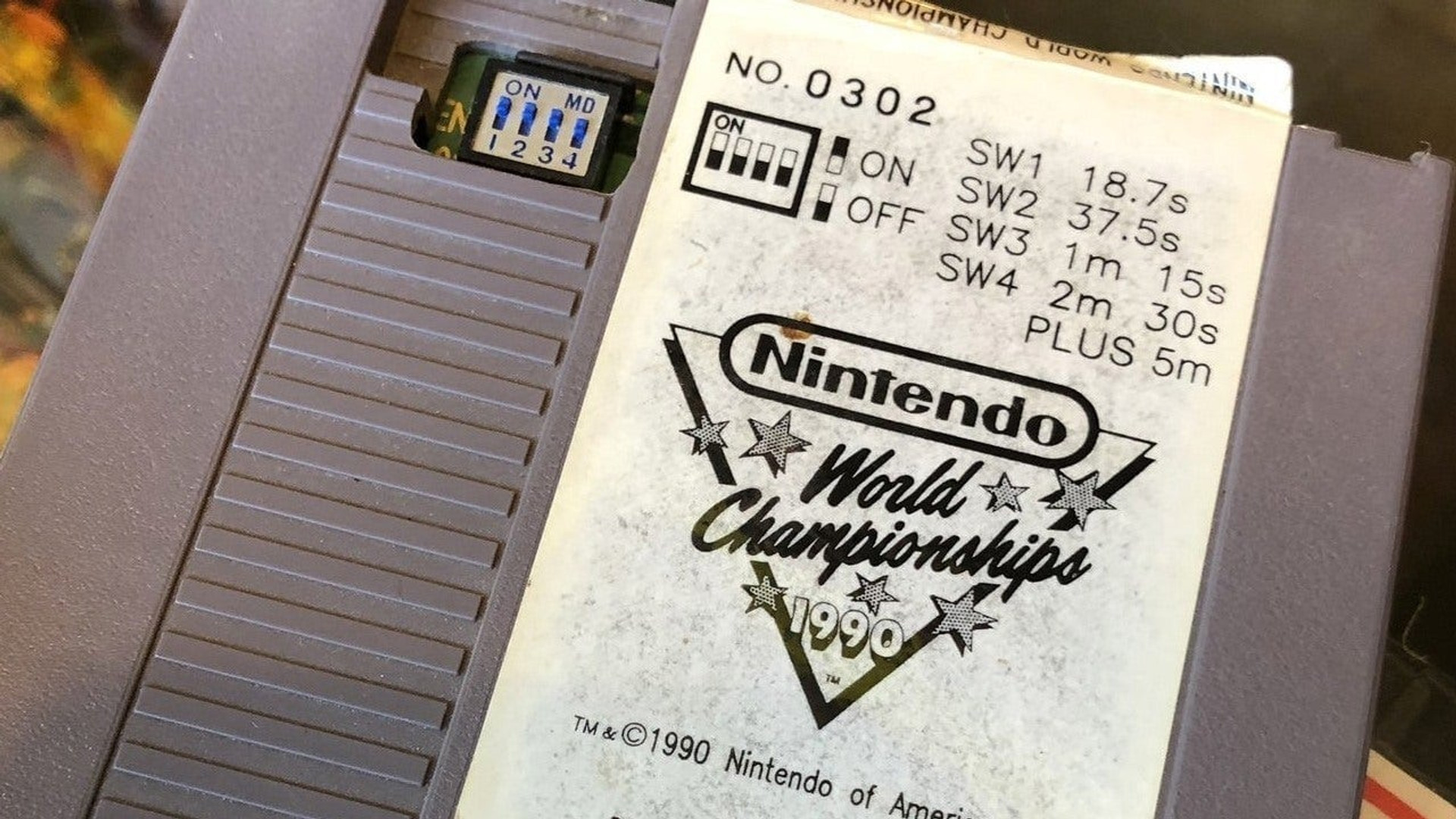 Картридж з Nintendo World Championships 1990