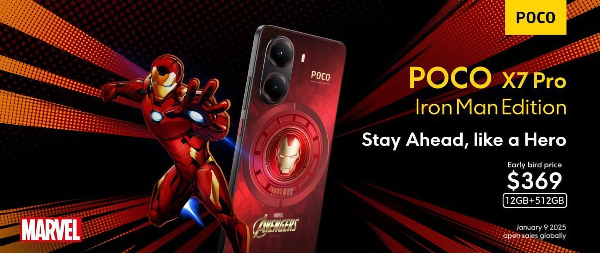 POCO X7 Pro Iron Man Edition
