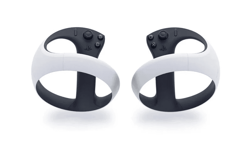 Apple Sony Vision Pro PS VR 2 controllers