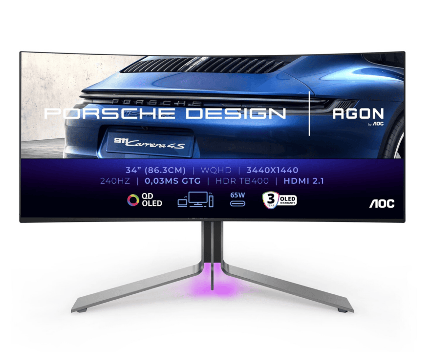 Porsche Design AOC AGON PRO PD34