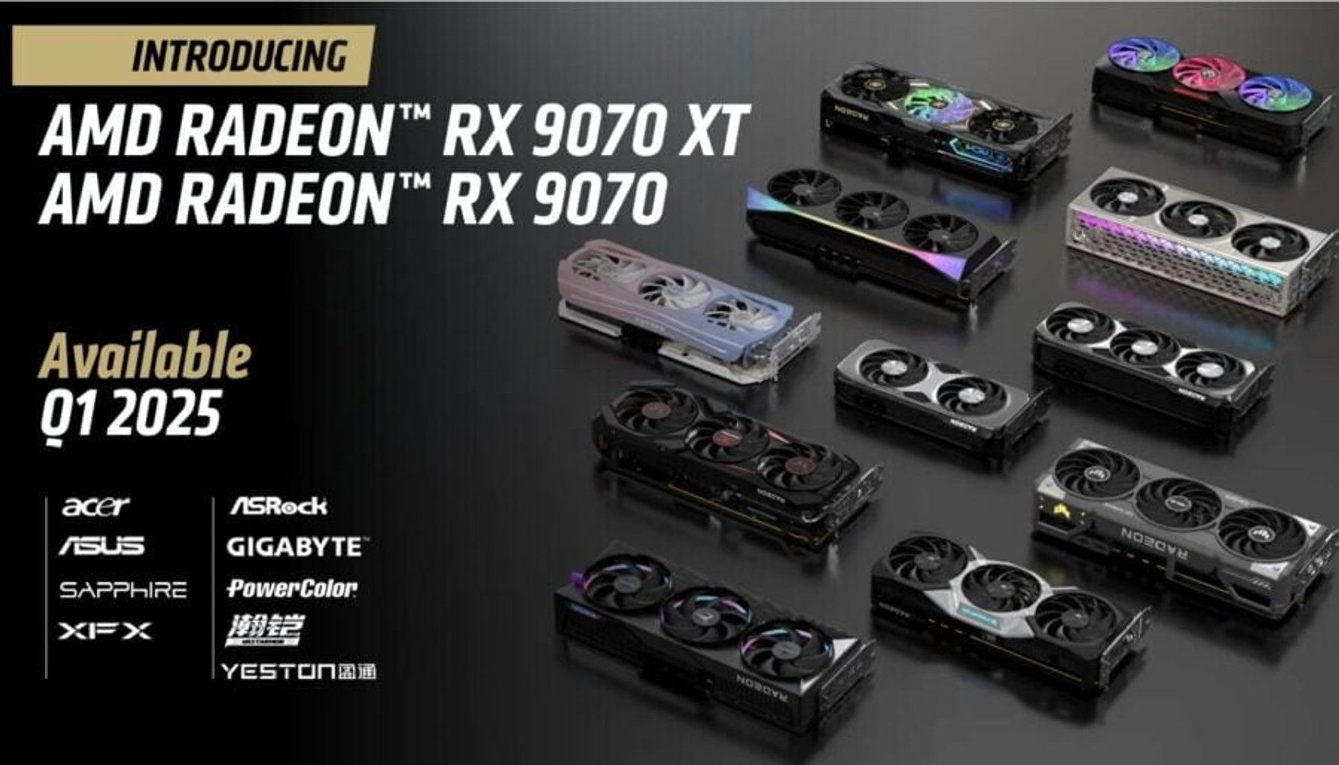 Radeon RX 9070 videocards