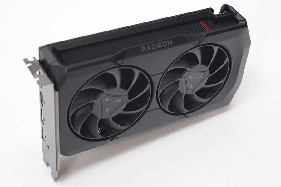 Radeon RX 7600 reference card