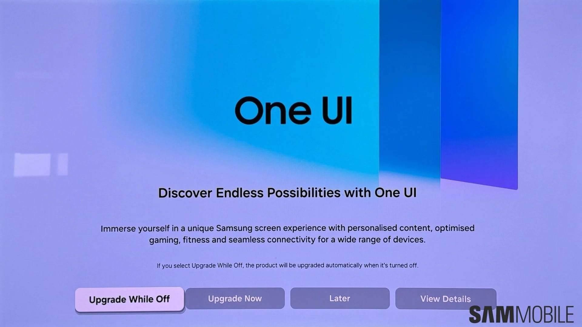 Samsung TV One UI