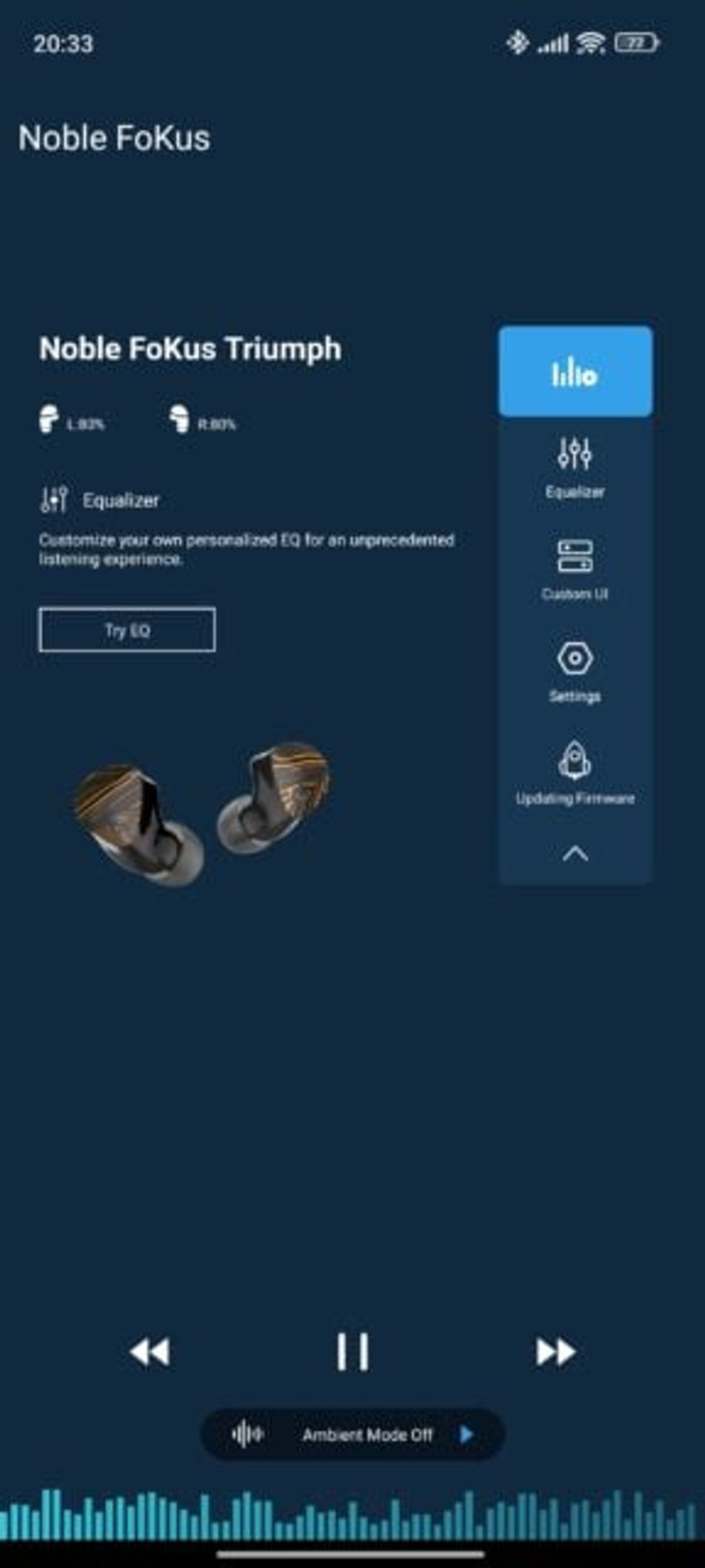 Огляд Noble Audio FoKus Triumph: можливості