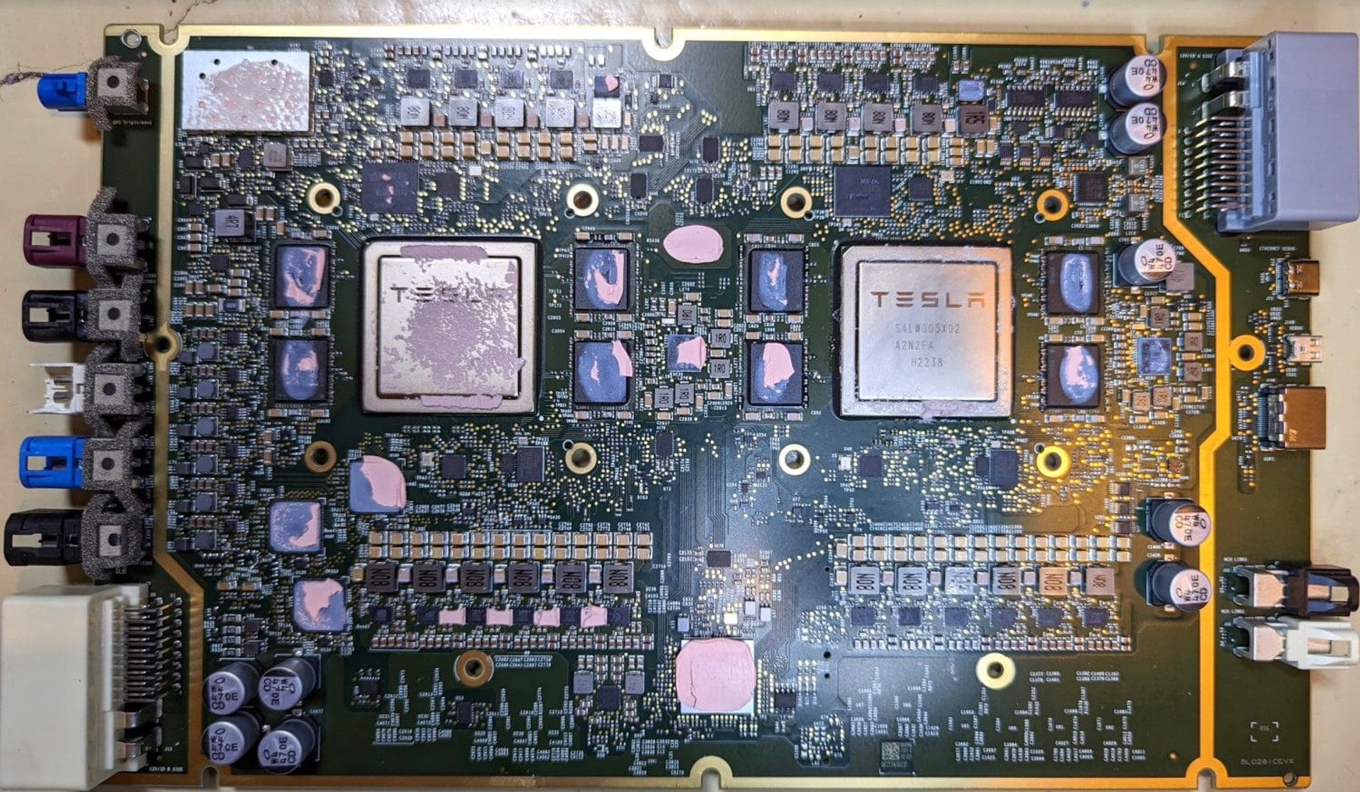 Tesla self driving computer