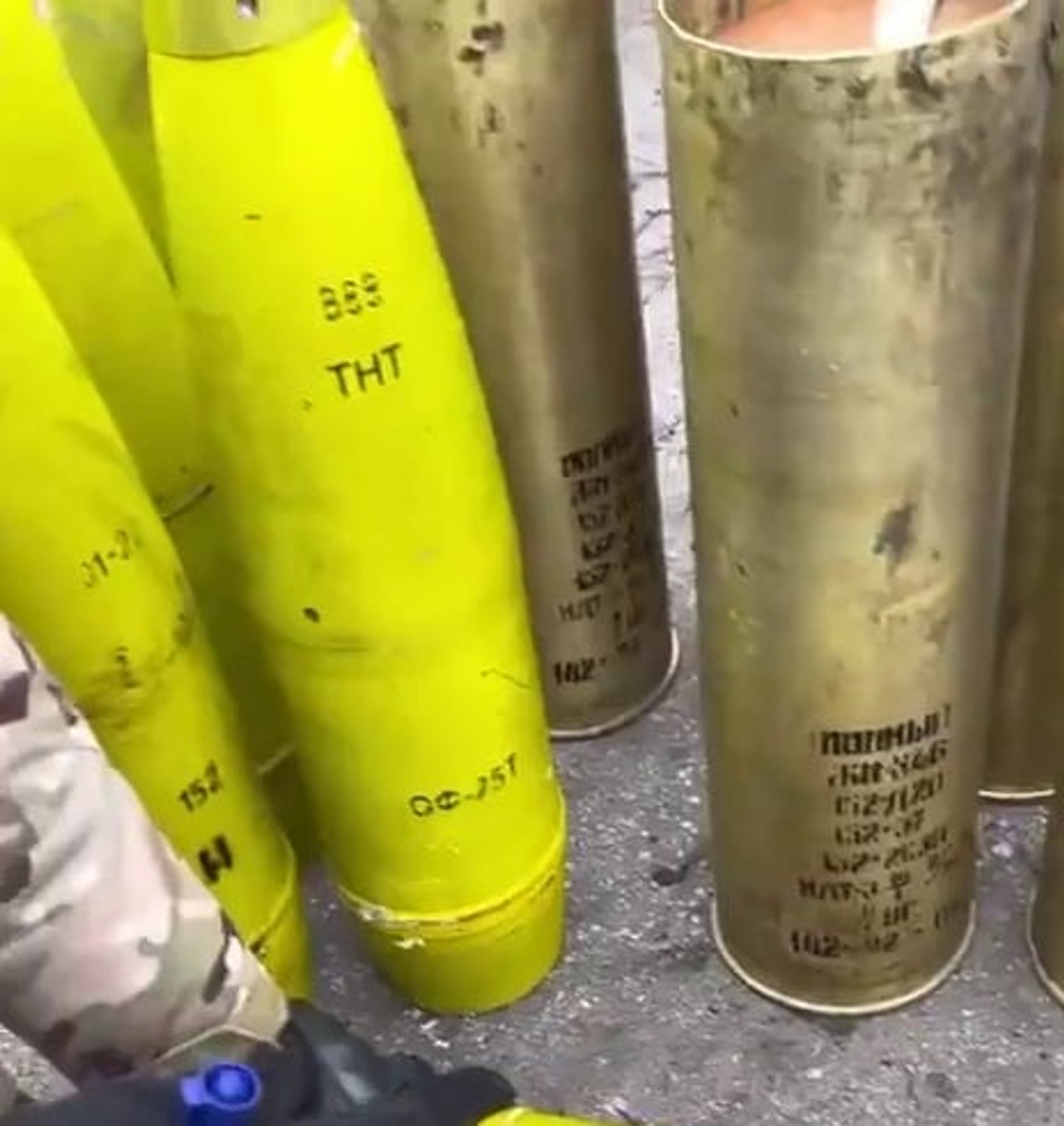 152-mm shells of Ukrainian production
