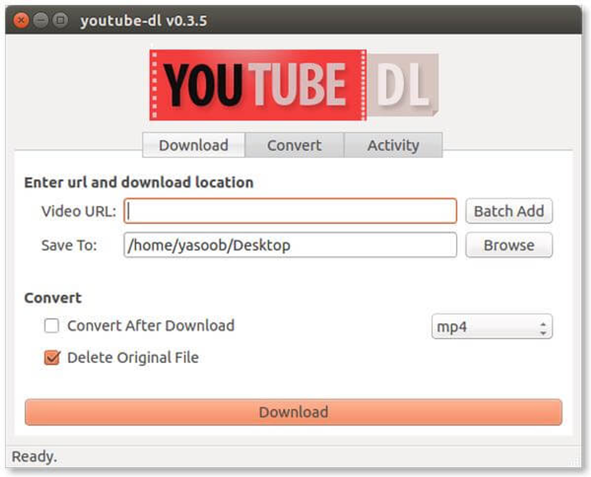 YouTube-dl Uberspace