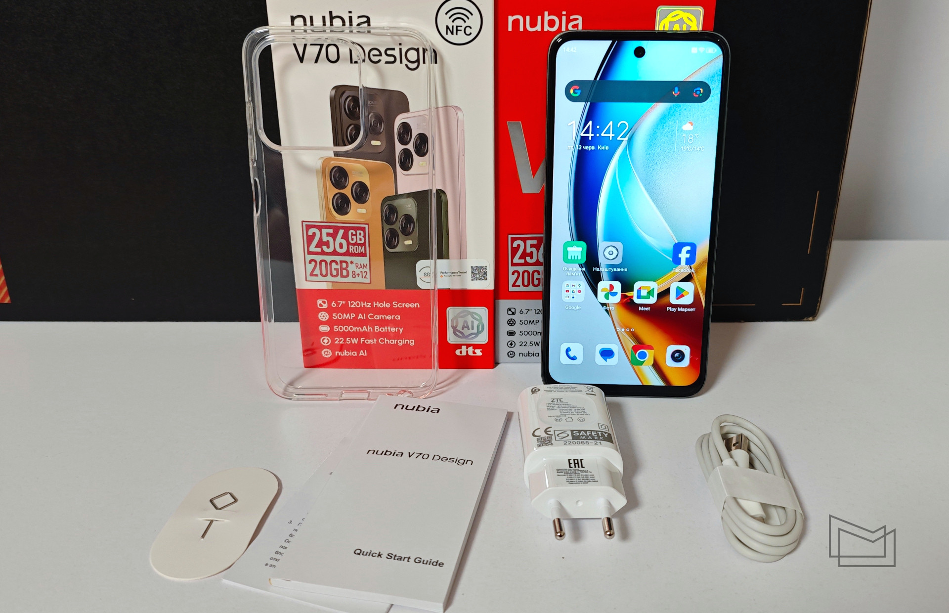 nubia V70 Design: дизайн
