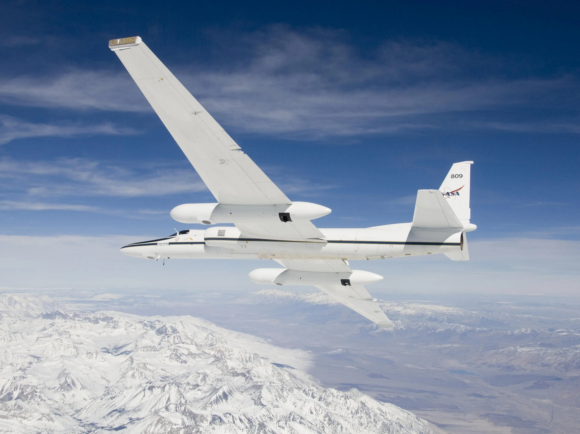 NASA Lockheed ER-2 під час місії з дослідження атмосфери, 2008 рік