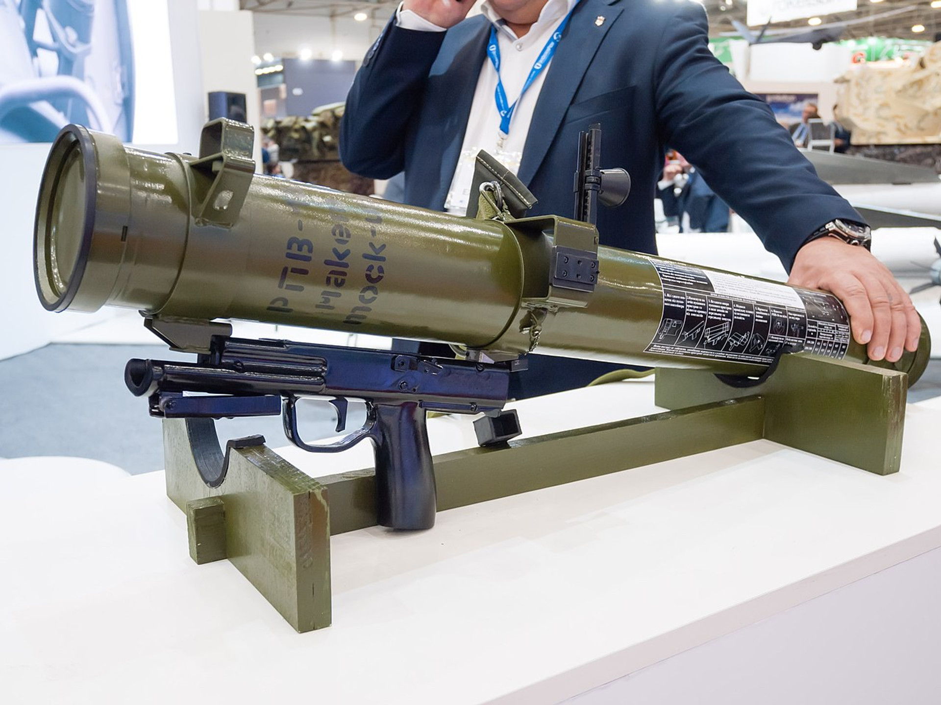 Вогнемет РПВ-16 на виставці Зброя та безпека у 2019 році