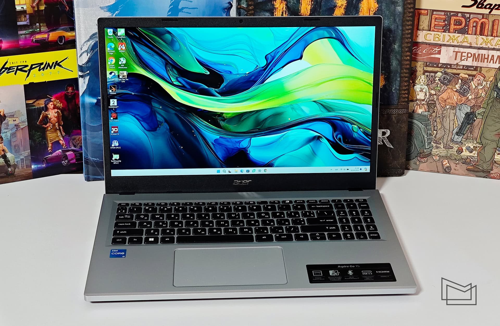 Огляд Acer Aspire Go 15: дизайн